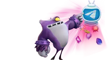 Изображение с маскотом Олимп онлайн-казино, указывающим на иконку Telegram, окруженную драгоценными камнями, представляющее эксклюзивные предложения, доступные через платформу Telegram.